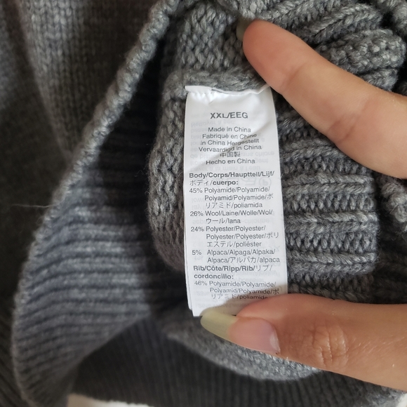 Madewell Striped Rainbow Gray Pullover Sweater XXL - Picture 9 of 15